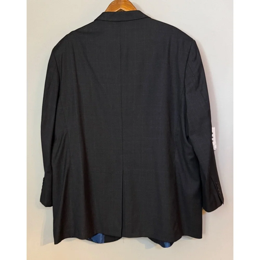 Brooks Brothers Blazer Custom Tailored Vintage USA‎ Union made Plaid Wool 55 L
